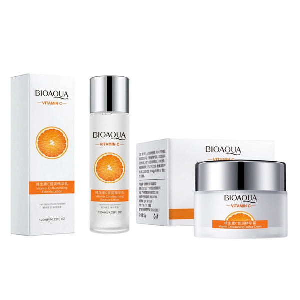 Elixir Rejuvenecedor  Kit De Serum + Crema Facial Vitamina C