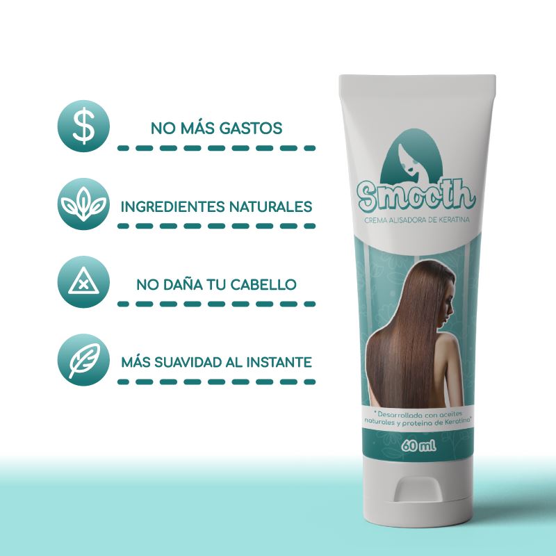 Crema para alisar con Keratina - Smooth™ General Café ComCompras 