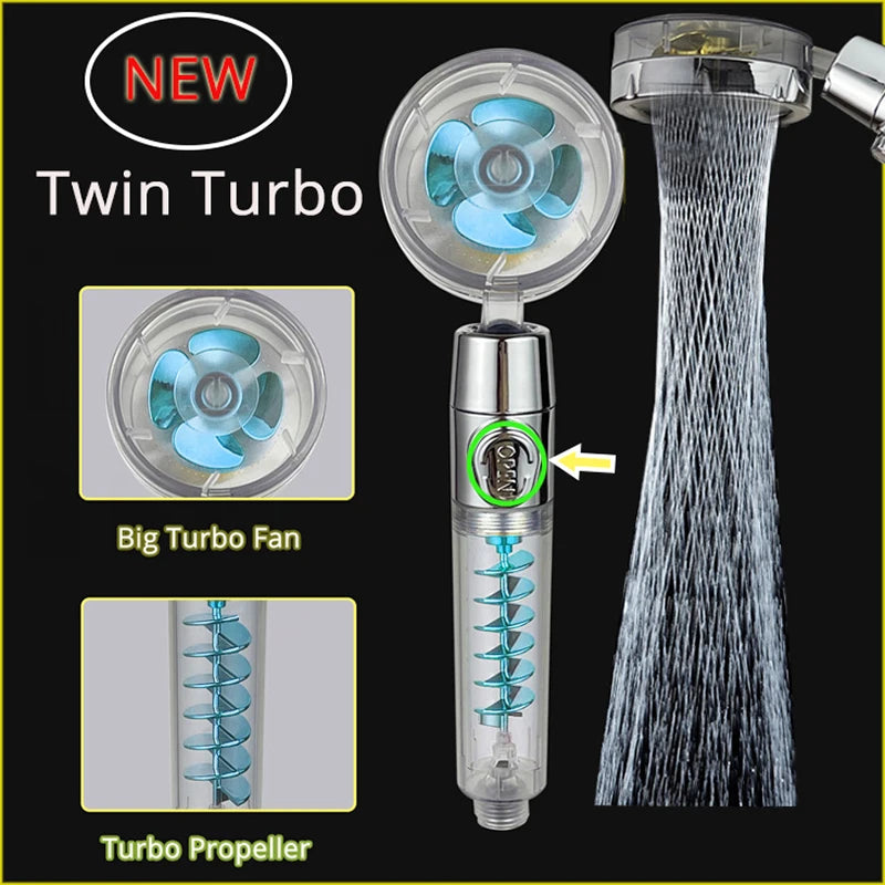 Regadera Spa Turbo Espiral