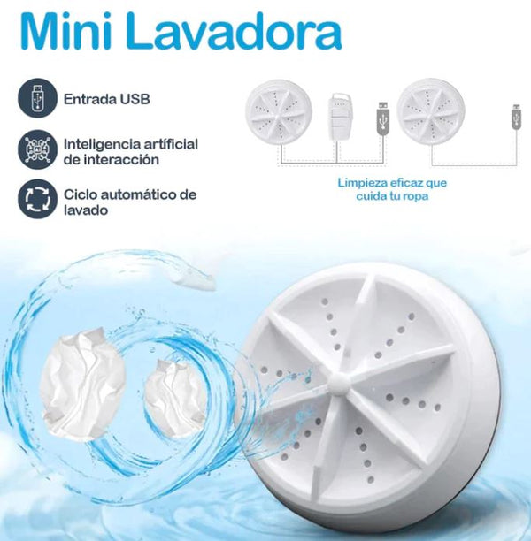 Mini Lavadora Portátil Electrica HOGAR, COCINA, Otro, Gadgets Una Rosa Colômbia 